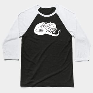 Sleeping Cathulhu Baseball T-Shirt